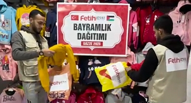 Fetih 1453 Derneği, Gazze'de Yetimlere ve Çocuklara Bayram Sevinci Yaşattı