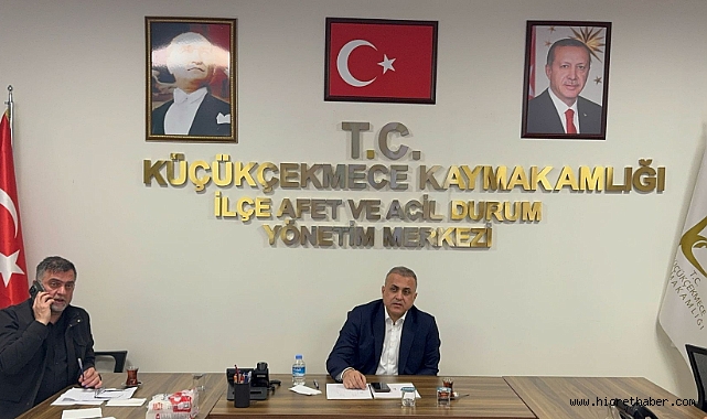 İstanbul'da 6.2 Şiddetindeki Depremin Ardından Küçükçekmece Kaymakamlığı Kriz Masasında Alarm Durumunda
