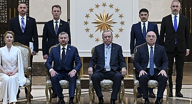 Cumhurbaşkanı Erdoğan 5 ülkeden büyükelçileri kabul etti