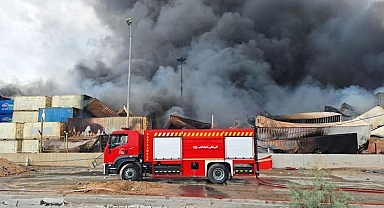 İran'da yanan limanda ikinci kez yangın çıktı