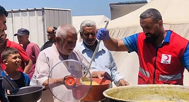 Kızılay'ın Aşevi, Çok Zor Şartlar Altında Olan Gazze'de Aktif Durumda