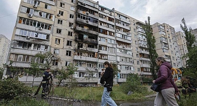 Rus ordusu Ukrayna'nın başkentini vurdu