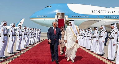 Trump'a Katar'da görkemli karşılama: 200 milyar dolarlık 'tarihi' anlaşma imzalandı