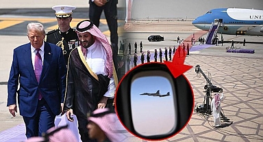 Trump'ın, Orta Doğu turu başladı: Suudi F-15'ler eşlik etti