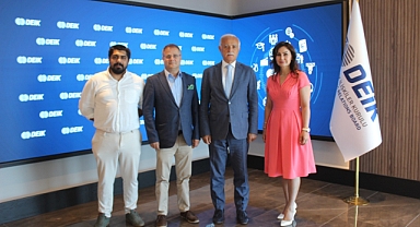 Hakan Berktaş E5 Global Trade’i DEİK Başkanı Nail Olpak’a tanıttı
