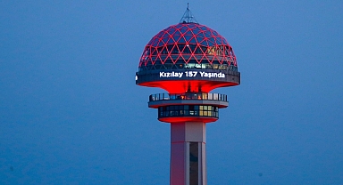 Kızılay’ın 157. Yılında Türkiye Kırmızıya Büründü: Simgesel Yapılar Kızılay İçin Işıklandı