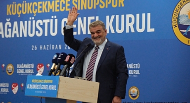 Küçükçekmece Sinopspor’da Olağanüstü Kongre Coşkusu: Rafet Orhan Güven Tazeledi