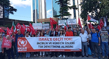 Vatan Partisi’nden İsrail Protestosu: “Bu Savaş Bizim Savaşımızdır!”