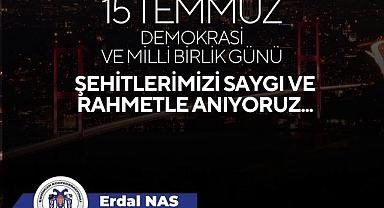 Erzincan Konfederasyonu Genel Başkanı Erdal Nas’tan 15 Temmuz Mesajı: “Egemenlik, Kayıtsız Şartsız Milletindir” 