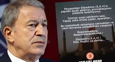 Hulusi Akar’dan Leman Dergisi Skandalına Sert Tepki: “Cami Duvarına Pislemekten Vazgeçin”