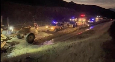 Kars’ta Sağanak Yağış Sele Neden Oldu: Kağızman-Ağrı Karayolu Ulaşıma Kapandı