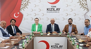 Kızılay Genel Sekreterinden Küçükçekmece Şubesi'ne Övgü: