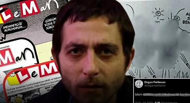 Sözde mizah dergisi Leman’ın son sayısındaki skandal karikatür ve çizeri Doğan Pehlevan’a tepkiler büyüyor