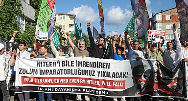 İstanbul’dan Gazze İçin Yükselen Ses: On Binler ABD Konsolosluğu Önünde Toplandı