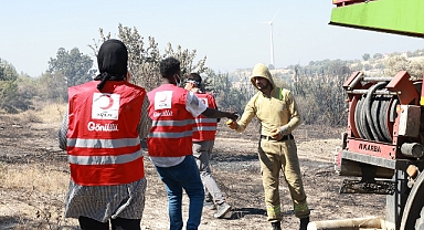 Türk Kızılay'dan Orman Yangınlarına Kesintisiz Destek