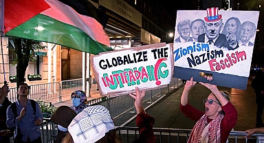 Netanyahu’ya New York’ta Filistin Protestosu: “Gazze Özgür Olacak”