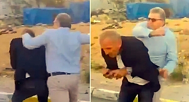 Servis skandalını görüntülemek isteyen gazetecilere yumruklu saldırı