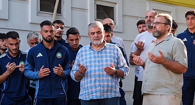 Sinopspor Tesislerinde Kurban ve Dua Töreni: