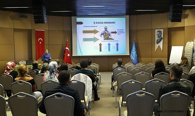 Belediye Personeline İş Güvenliği Bilinci Kazandırıldı