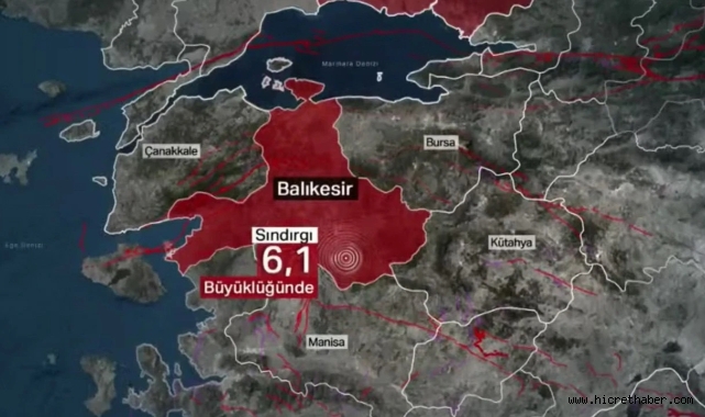 İstanbul ve Çevre İllerde Panik Yaratan Deprem: Merkez Üssü Balıkesir Sındırgı!