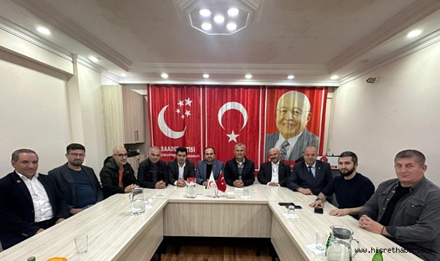 Küçükçekmece'de Sıcak Dostluk, Samimi Sohbet: Basın ve Saadet Aynı Masada