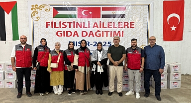 Sadakataşı Mısır'da yaşayan Gazzeli ailelere yardım ulaştırdı