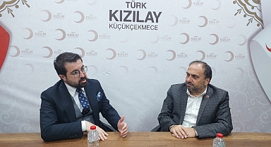 Küçükçekmece'de Dayanışma Tablosu:Saadet Partisi Kadrosu Küçükçekmece Kızılay'ı Ziyaret Etti.