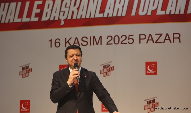 Saadet Partisi Genel Başkanı Mahmut Arıkan, İstanbul'da Mahalle Başkanlarıyla Buluştu