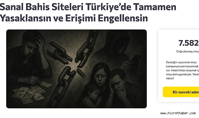 Sanal Bahise Tepki Çığ Gibi Büyüyor! Sanal Bahis Tamamen Yasaklansın
