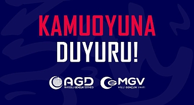 AGD–MGV'den Uyarı: 