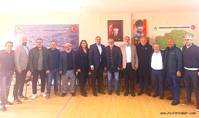 Gönüller Birleşti:Dayanışmanın Adı Erzincan EREDEF, Erzincan Konfederasyonu Çatısı Altında