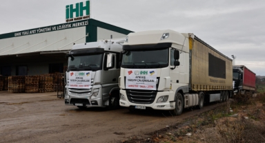 İHH savaş mağduru Ukraynalılara 4 tır yardım gönderiyor 