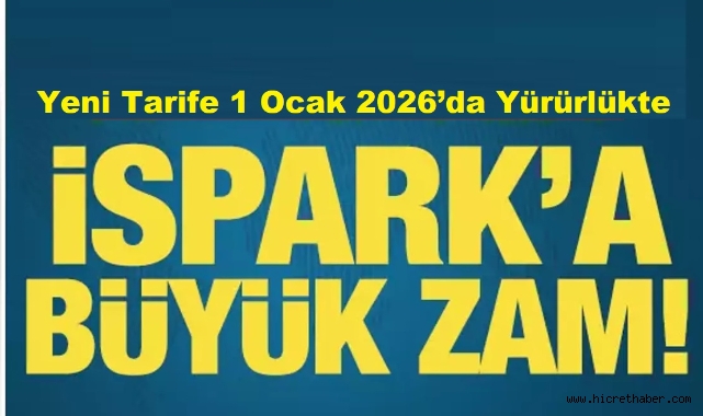 İSPARK’a Yüzde 62,5’e Varan Zam: Yeni Tarife 1 Ocak 2026’da Yürürlükte 