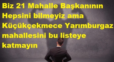 Küçükçekmece Yarımburgaz'da İddia Bombası:Yardım Erzakları, Kira Farkı, Tehdit