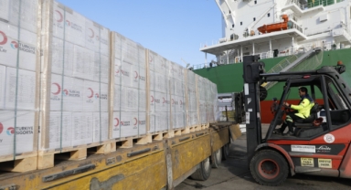 Türkiye Sigorta ve Türk Kızılay iş birliğiyle Gazze’ye destek