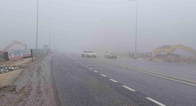 Şanlıurfa’da Yoğun Sis ve Yağış Etkili Oluyor