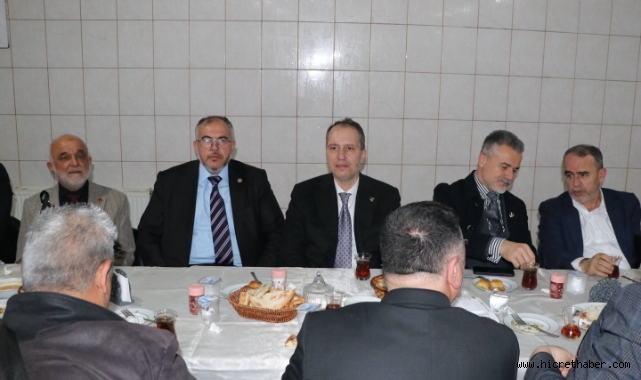 Deprem Bölgesinde Anlamlı Buluşma: Fatih Erbakan Antakya’da Ağırladı