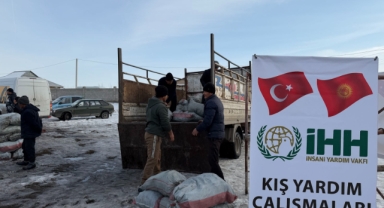 İHH, Kırgızistan ve Kazakistan’da 480 ton kömür dağıttı
