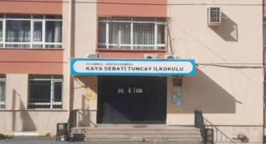 Küçükçekmece'de Kaya Sebati Tuncay İlkokulu'nda