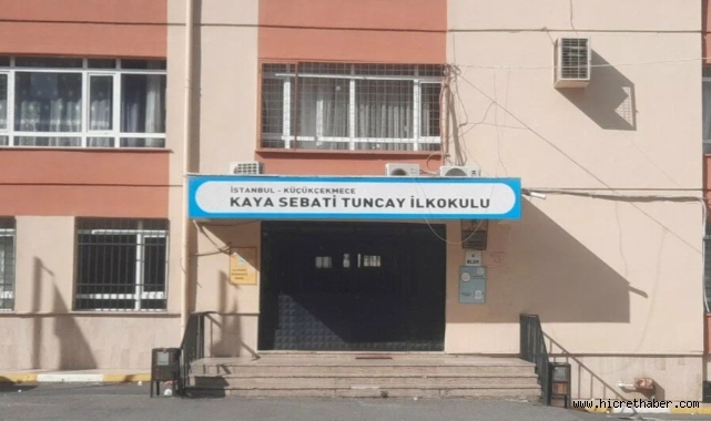 Küçükçekmece'de Kaya Sebati Tuncay İlkokulu'nda