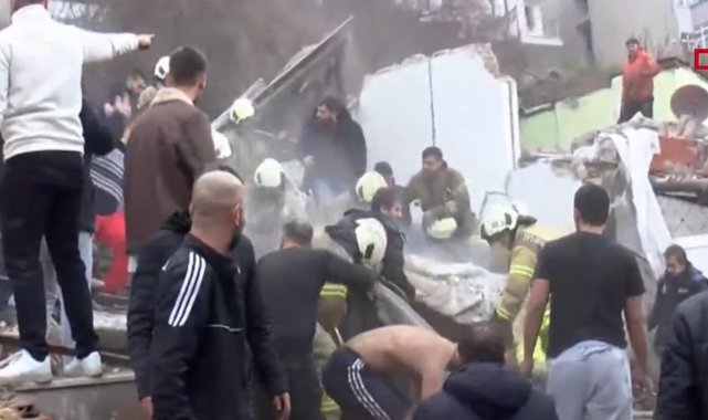 Fatih’te Facia: Doğalgaz Patlaması Sonrası 2 Bina Çöktü