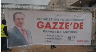 Fetih 1453 Derneği'nden Gazze'de Vefa Sofrası: Muhsin Yazıcıoğlu Dualarla Anıldı