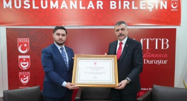 Milli Türk Talebe Birliği’nden İçişleri Bakanı Mustafa Çiftçi’ye Onursal Üyelik 