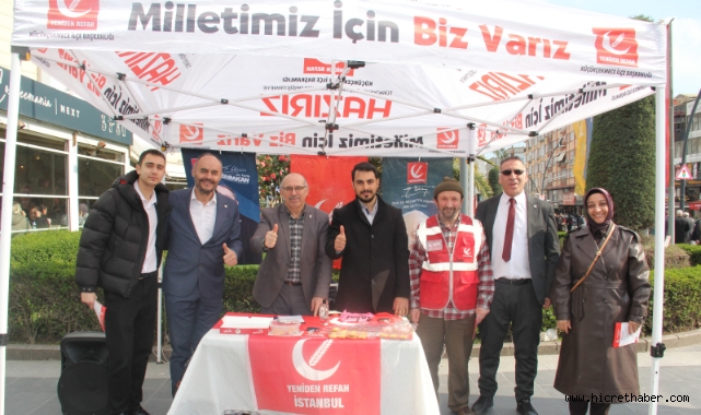 Yeniden Refah Partisi Küçükçekmece’de Sahada: Üye ve Tanıtım Çalışmaları Hız Kesmeden Sürüyor