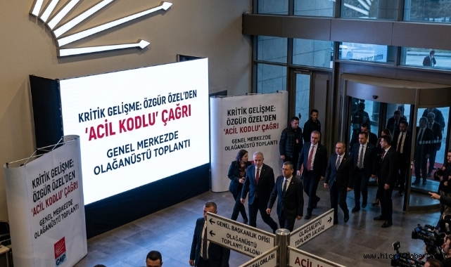 CHP’de Kritik Gelişme: Özgür Özel’den “Acil Kodlu” Çağrı, Genel Merkezde Olağanüstü Toplantı
