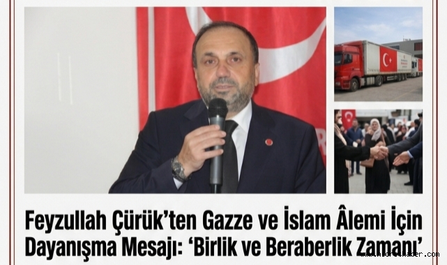 Feyzullah Çürük'ten Milli Görüş Ruhunu Yansıtan Bayram Tebriği