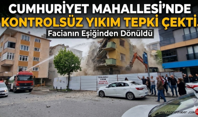 Küçükçekmece'de Tehlikeli Yıkım: Vatandaşlar Facia Beklenmeden Önlem İstiyor