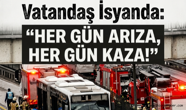 Metrobüste Yine Yangın Paniği! Vatandaş İsyanda: