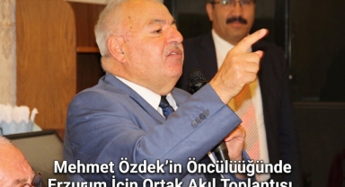Erzurum Sevdalıları Aynı Sofrada Buluştu: Mehmet Özdek’in Öncülüğünde Erzurum’un Geleceği Masaya Yatırıldı