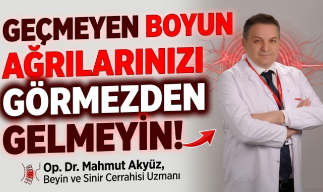 Geçmeyen Boyun Ağrıları Boyun Fıtığının Habercisi Olabilir